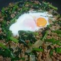 ショコラスペシャル's cooksnap of when they made 糖質制限☆トルコのほうれんそう挽肉炒め.