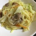 ポメちょん's cooksnap of when they made 冷蔵庫の野菜で！味覇で絶品塩焼きそば.