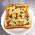 ちきakki's cooksnap of when they made 黒コショウonバルサミコ＆チーズトースト.