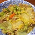 まゆま〜ゆ's cooksnap of when they made あったか！白菜と豚ひき肉の炒め煮.