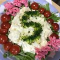 クリスティ～ナ's cooksnap of when they made サラダでハッピーバースデー☆ブロver♪.