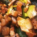 らーてぃん's cooksnap of when they made 豚バラとこんにゃく、ポロネギのピリ辛炒め.