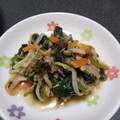 ♡ともちゃん♡'s cooksnap of when they made ほうれん草ともやしののり酢和え.