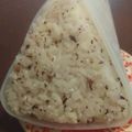 あゆたっくん's cooksnap of when they made ゆかりマヨおにぎり☆梅入り☆.