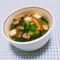 まあまま☆0403's cooksnap of when they made ボリュ～ム満点♪牛肉入りわかめスープ.