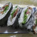 miyuki12's cooksnap of when they made 簡単♪おにぎらずの切り方♪.