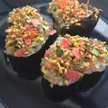 ★うさぎ組★'s cooksnap of when they made お弁当に❤ハートのり巻き❤.