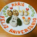 ムツミン's cooksnap of when they made ワンワンうーたんお誕生日プレート♡.
