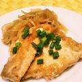 nanaotty's cooksnap of when they made カジキマグロのバターソテー★新玉ソースで.