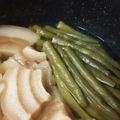 rikihaha's cooksnap of when they made インゲンと車麩の冷たい煮浸し♪熱々も♪.