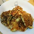 ma・x・ki's cooksnap of when they made ダイエットにも☆長いも＆卵でお好み焼き風.