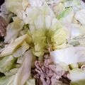 おすみさん's cooksnap of when they made 簡単！豚肉とキャベツの塩レモン炒め.