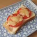 きらり流れ星's cooksnap of when they made トマト トースト.