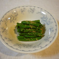 violets's cooksnap of when they made いんげんの胡麻和え.