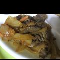 happiness21 's cooksnap of when they made スタミナ抜群☆牛コマで焼肉丼.