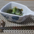 ダイナマイト漆黒's cooksnap of when they made さっぱり☆茗荷と胡瓜と和布の寿司酢和え.