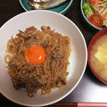 ぐうたら主婦みん's cooksnap of when they made しらたきたっぷり卵とじ牛丼.