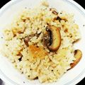 cocodancer's cooksnap of when they made ごま油香る♪マッシュルームの炊き込みご飯.