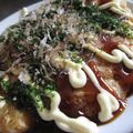 ちばたま's cooksnap of when they made ♡そうめんでお好み焼き♡.