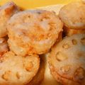 砂糖ユリ's cooksnap of when they made ◉レンコンの鶏ひき肉はさみ揚げ.