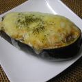 shimayon's cooksnap of when they made 米ナス♪楽ちんミートソースのチーズ焼き★.