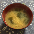 ゆきプー♡'s cooksnap of when they made えのきとワカメの味噌汁♪.
