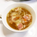ぴこってぃ's cooksnap of when they made 簡単♪白菜とベーコンの和風スープ☆.