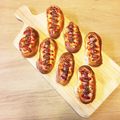 かなかなみん。's cooksnap of when they made 大満足ロングウインナーパン.