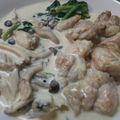 akoako813's cooksnap of when they made ＊鶏肉ときのこのクリーム煮＊.