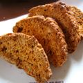 nomi52's cooksnap of when they made ノンオイル★メイプルビスコッティ.