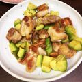 コーヒー飲料's cooksnap of when they made 鶏ももとアボカドのクレイジーソルト焼き.