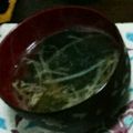 くみみん♪'s cooksnap of when they made ❤もやしとわかめウェイパースープ❤.