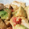 Connie☆K's cooksnap of when they made アボカドと鶏肉の胡麻マヨ炒め.