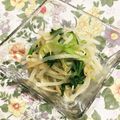 なつき☆ミ's cooksnap of when they made 絶品もやしのナムル 5分で超簡単.