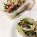 ＭＯＫＯＳＮＯＷ's cooksnap of when they made シャキシャキッ♪水菜とカニカマの和え物.