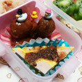 ponyo235's cooksnap of when they made 簡単朝ご飯☆たまごと魚肉ソーセージ焼き.