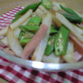 ナッツ缶's cooksnap of when they made オクラと長芋のさっと炒め.