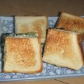 きらり流れ星's cooksnap of when they made ほうれん草サンド【保育園給食】.
