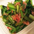 黒めんぼう's cooksnap of when they made カルシウムたくさん！小松菜の干しえび炒め.