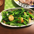 ちよまるる's cooksnap of when they made ☼えびと小松菜のにんにく炒め.