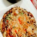 ベビーウーパー's cooksnap of when they made ふわふわ♪豆腐のお好み焼き.