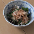 きらり流れ星's cooksnap of when they made 小松菜（ほうれん草）の鰹和え.