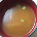 もりのりころ's cooksnap of when they made 塩漬け大根の葉と☆大根の☆お味噌汁.
