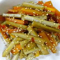 白猫同盟's cooksnap of when they made 簡単！きんぴらごぼう.