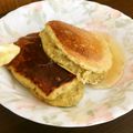 ＊実月＊'s cooksnap of when they made チアシードと豆腐のふんわりパンケーキ.