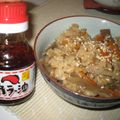 比呂美's cooksnap of when they made 石垣島ラー油「ごぼうの炊き込みご飯」.