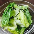 プラヤム's cooksnap of when they made ☆簡単♪レタスと塩昆布のサラダ☆.