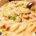 キキママ♪'s cooksnap of when they made 白菜と鶏もものミルク煮.