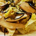 幸ニャンコ's cooksnap of when they made 春キャベツとエリンギのポン酢炒め.