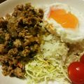 ふう太＆しゃあ's cooksnap of when they made ガパオライス　本格タイ風挽肉とバジルご飯.